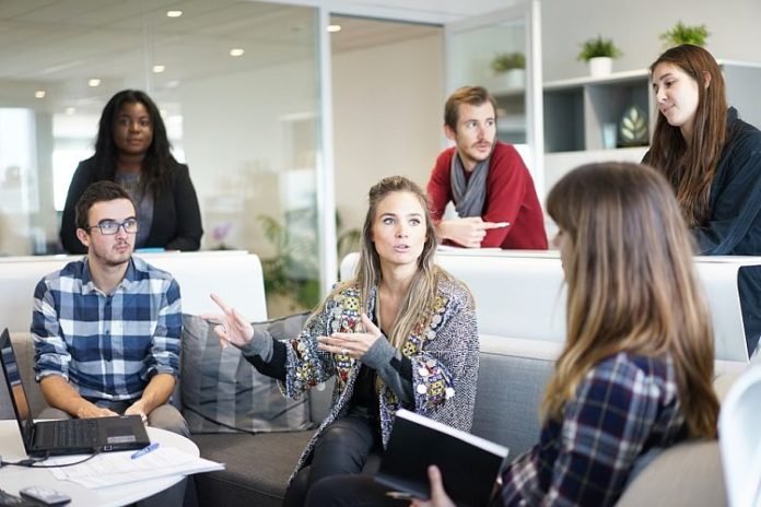 women at business meeting