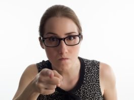 angry woman